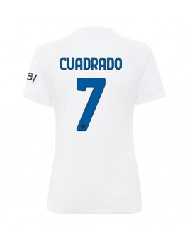 Inter Milan Juan Cuadrado #7 Auswärtstrikot für Frauen 2023-24 Kurzarm